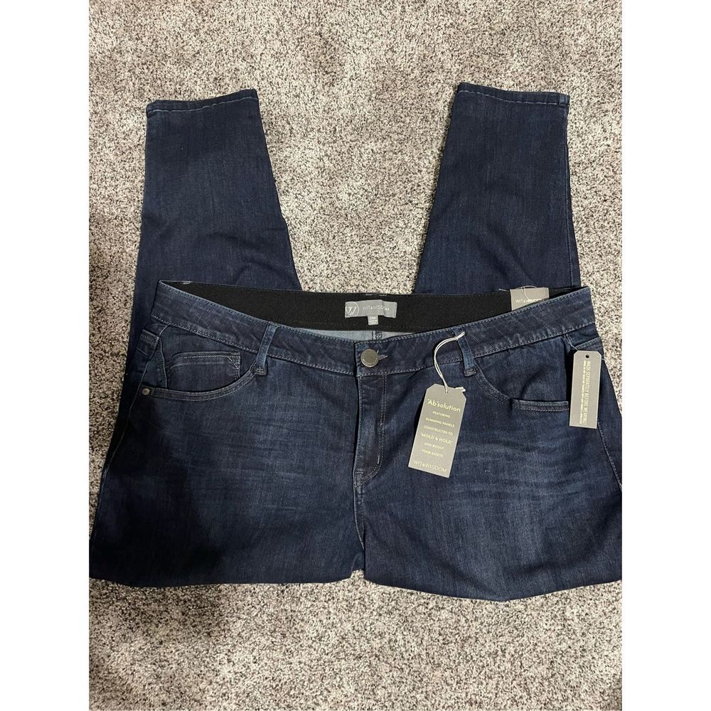 Wit & Wisdom Dark Blue Skinny Jeans